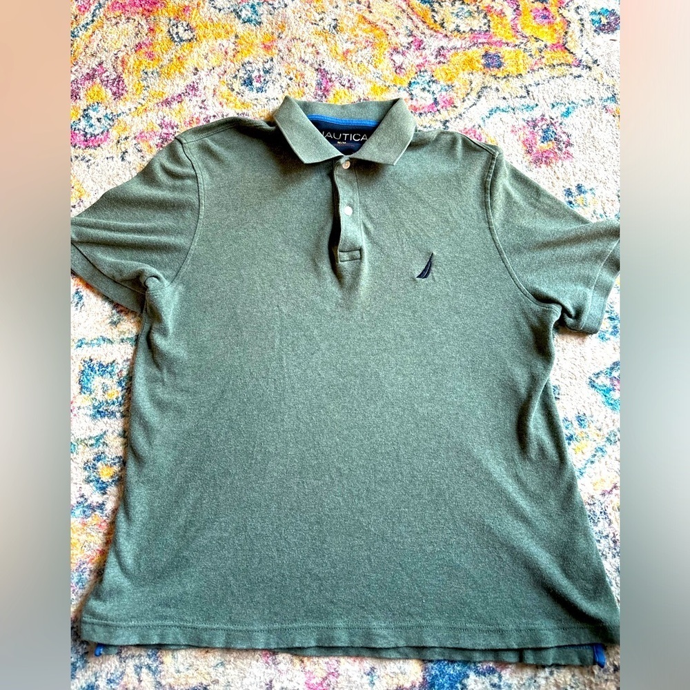 Nautica Green Polo Shirt